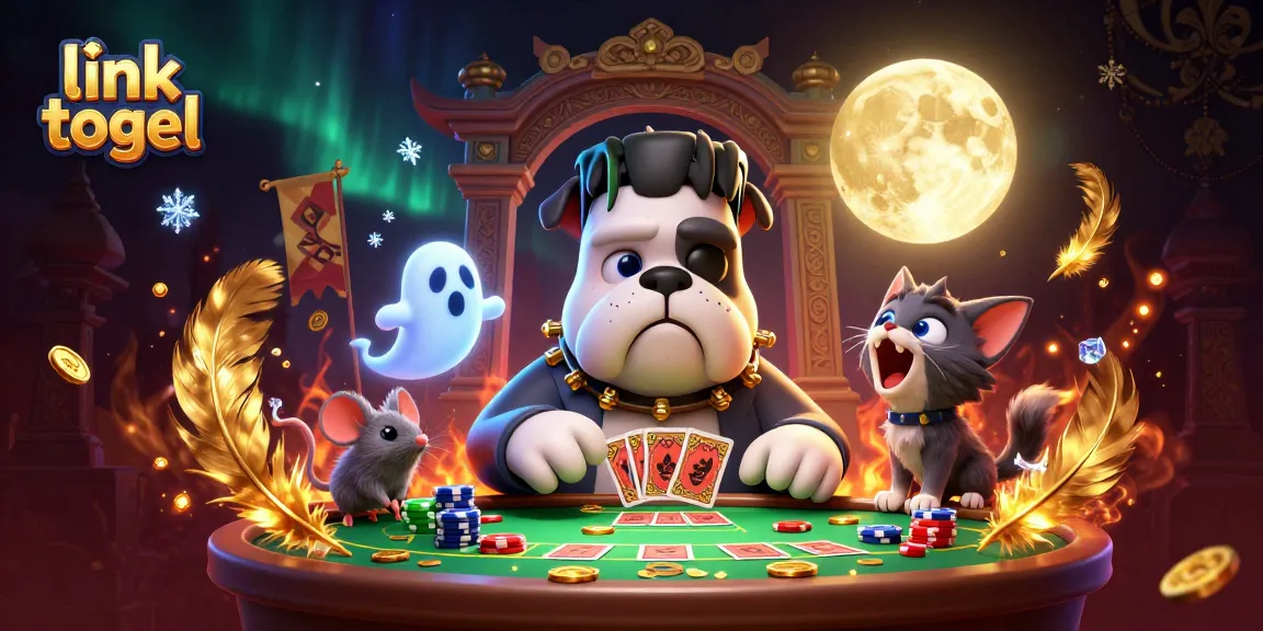 Join the spooky fun with link togel at a haunted casino where monsters deal cards.