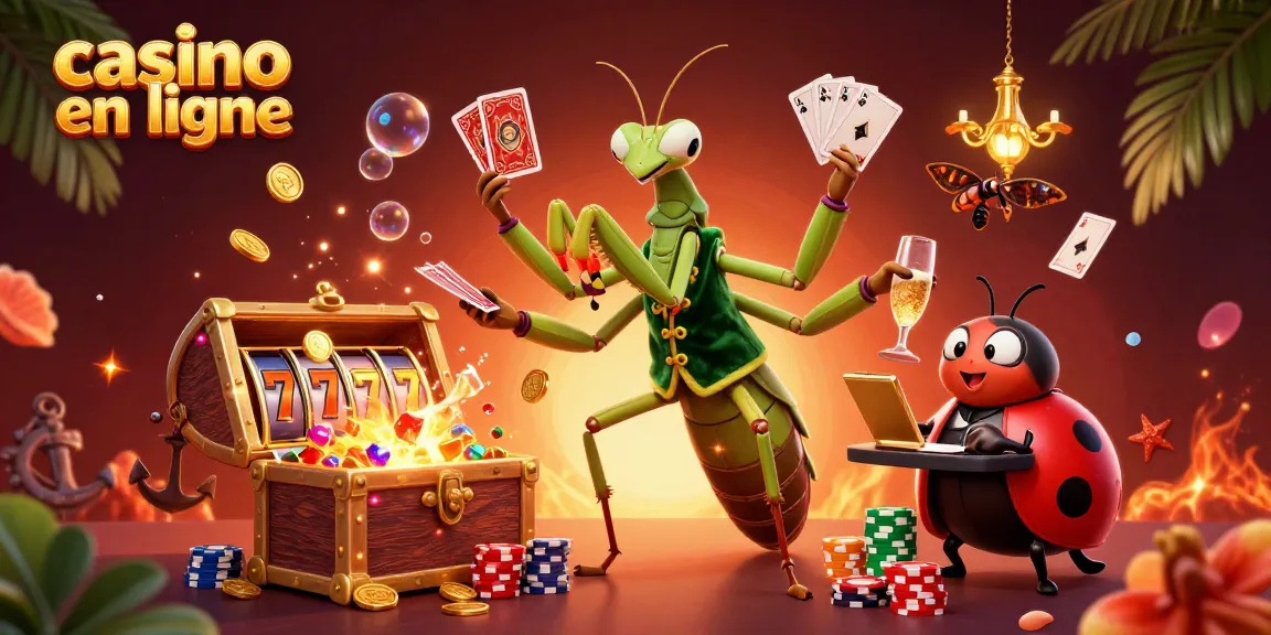 Jouer à des jeux de casino en ligne avec un manteau de velours vert et des pièces d'or éclatantes.